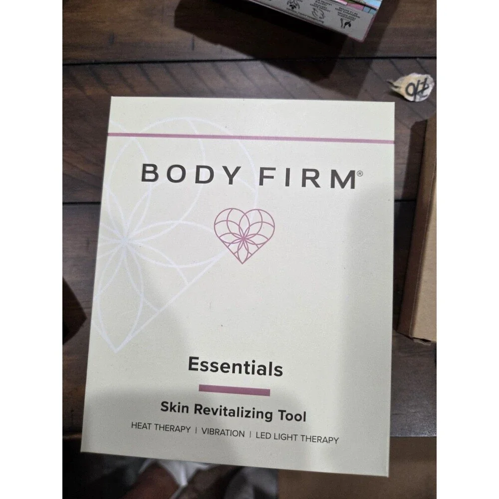 Body Firm Skin Revitalizing Tool Heat, Vibration, and LED Light Therapy New